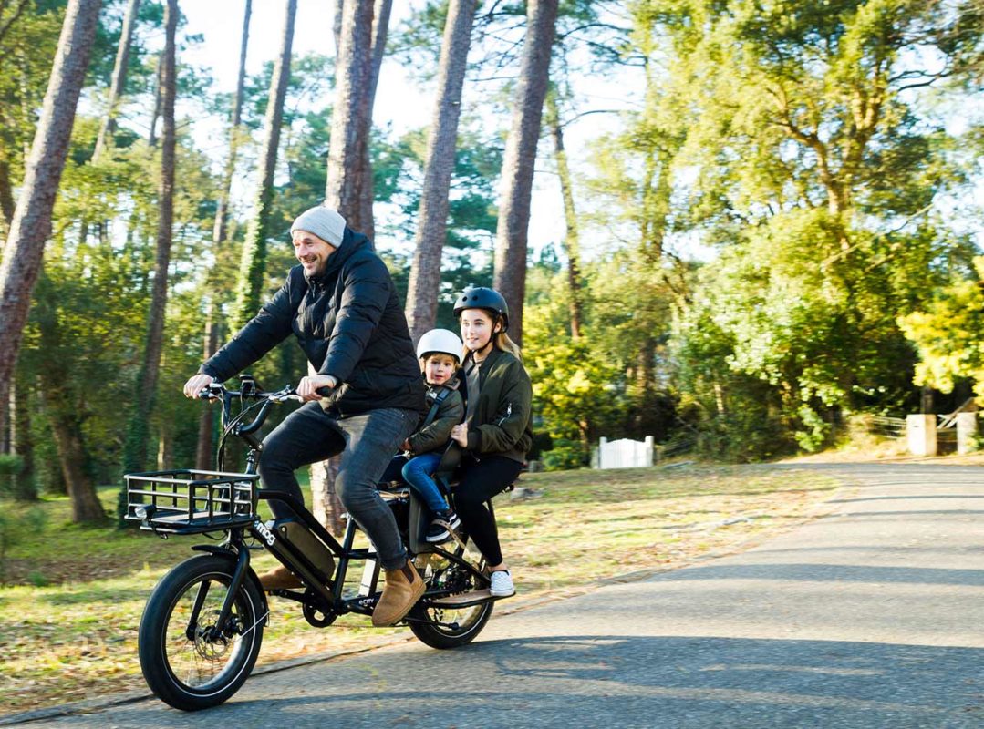 velo cargo electrique famille