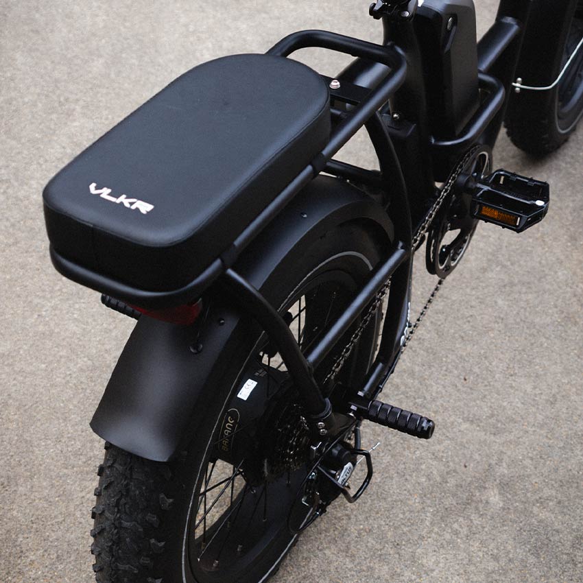 Coussin De Siège Arrière De Vélo - Noir, Confort Pour Passager, Pour VTT Ou Vélo De Route